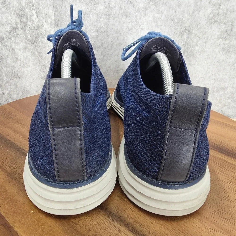 Cole Haan 4.Zerogrand Oxford Shoes Mens 9.5 M‎ Blue Stitchlite Wingtip Light
